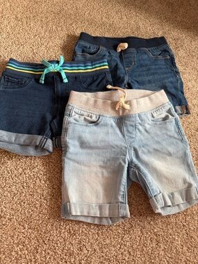 Kids Denim Knit-Waist Shorts - Falls creek Wonder Nation